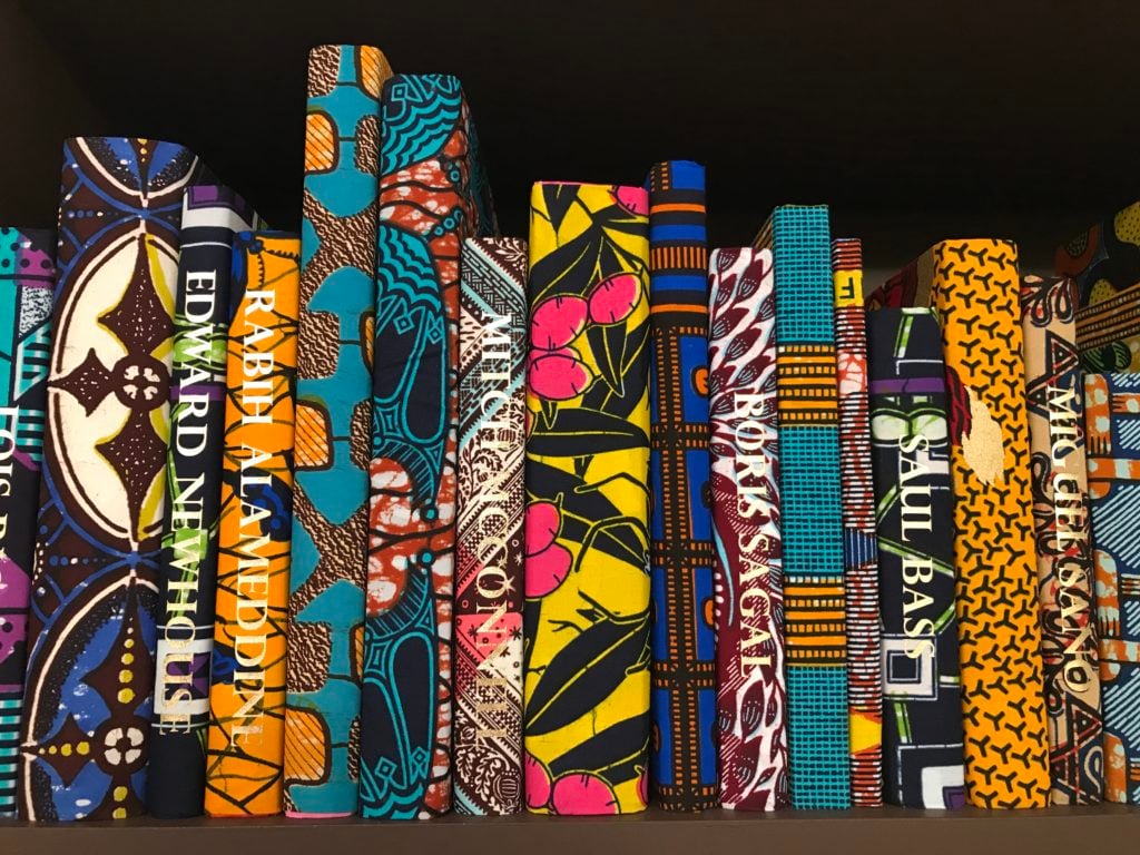 Yinka Shonibare MBE, <i>The American Library</i>, 2018. Photo by Tim Schneider. 