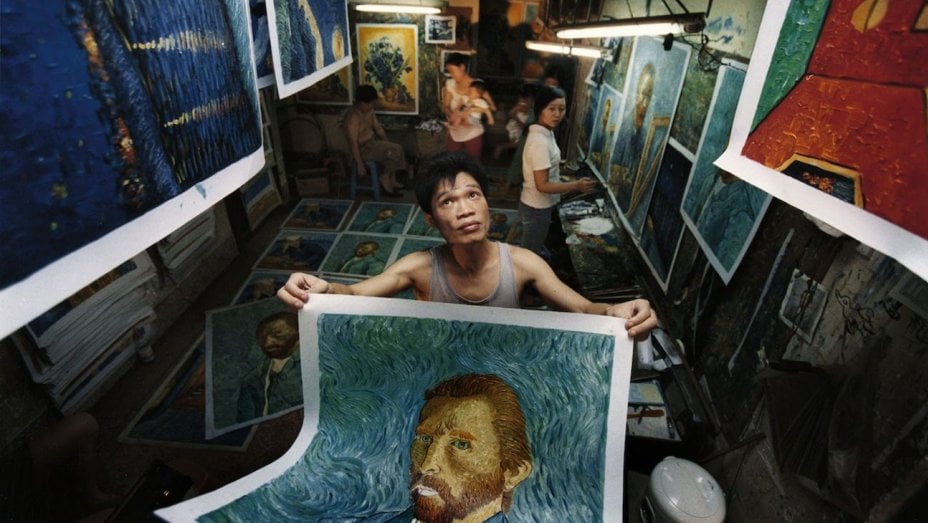 A shot from China's Van Gogh's. Film still courtesy of Century Image Media.