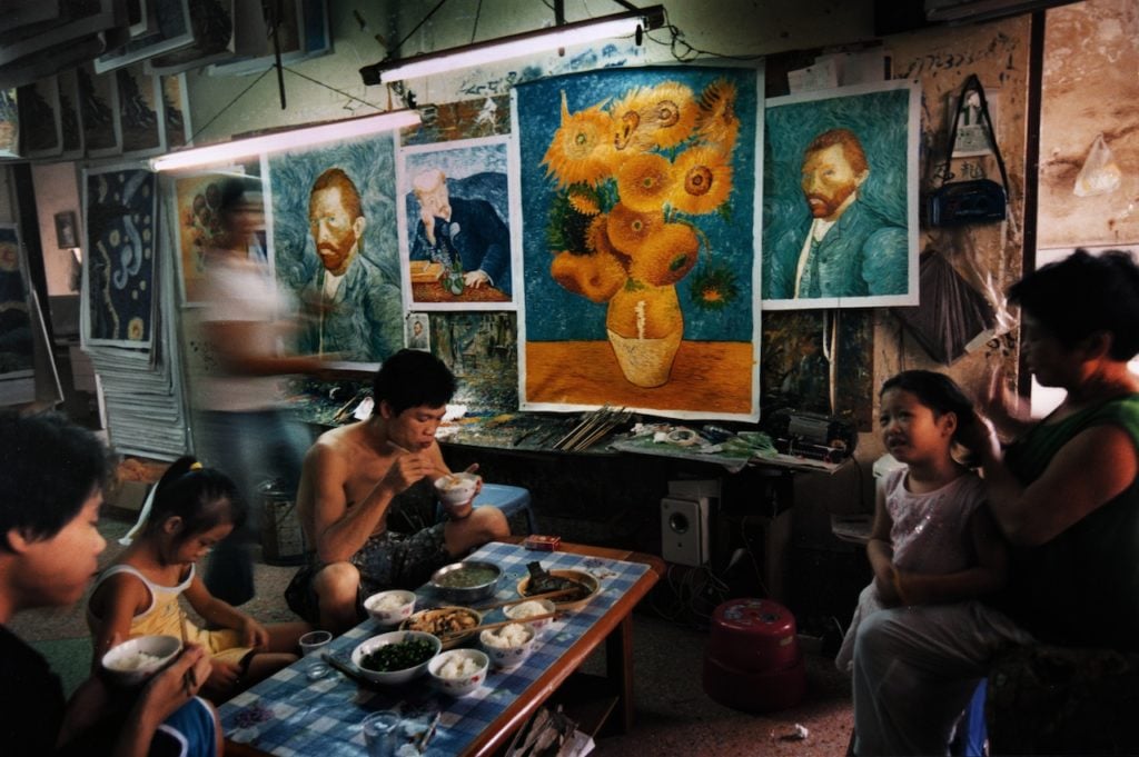 A shot from China's Van Gogh's. Film still courtesy of Century Image Media.
