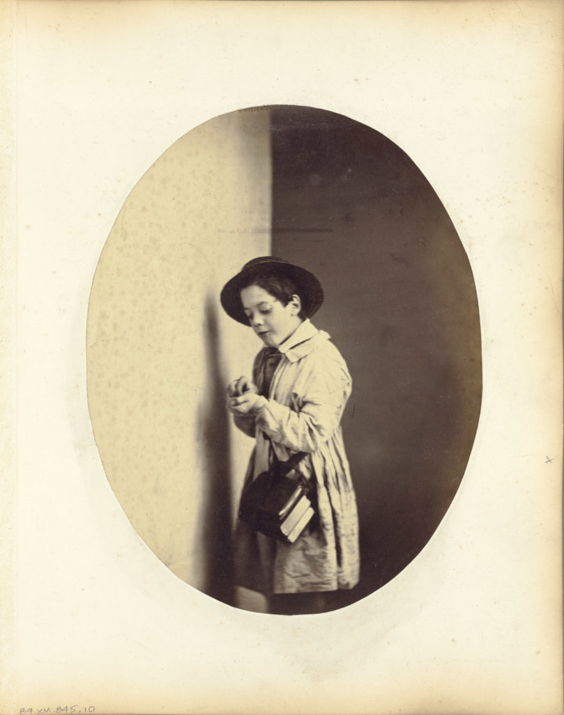 Oscar Gustave Rejlander, <em>The Participles or Grammar for Little Boys: Caught</eM> (1857). Courtesy of the J. Paul Getty Museum, Los Angeles.