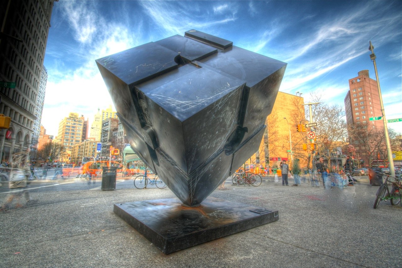 EV Grieve: On Astor Place, the cube will BRB to spin again