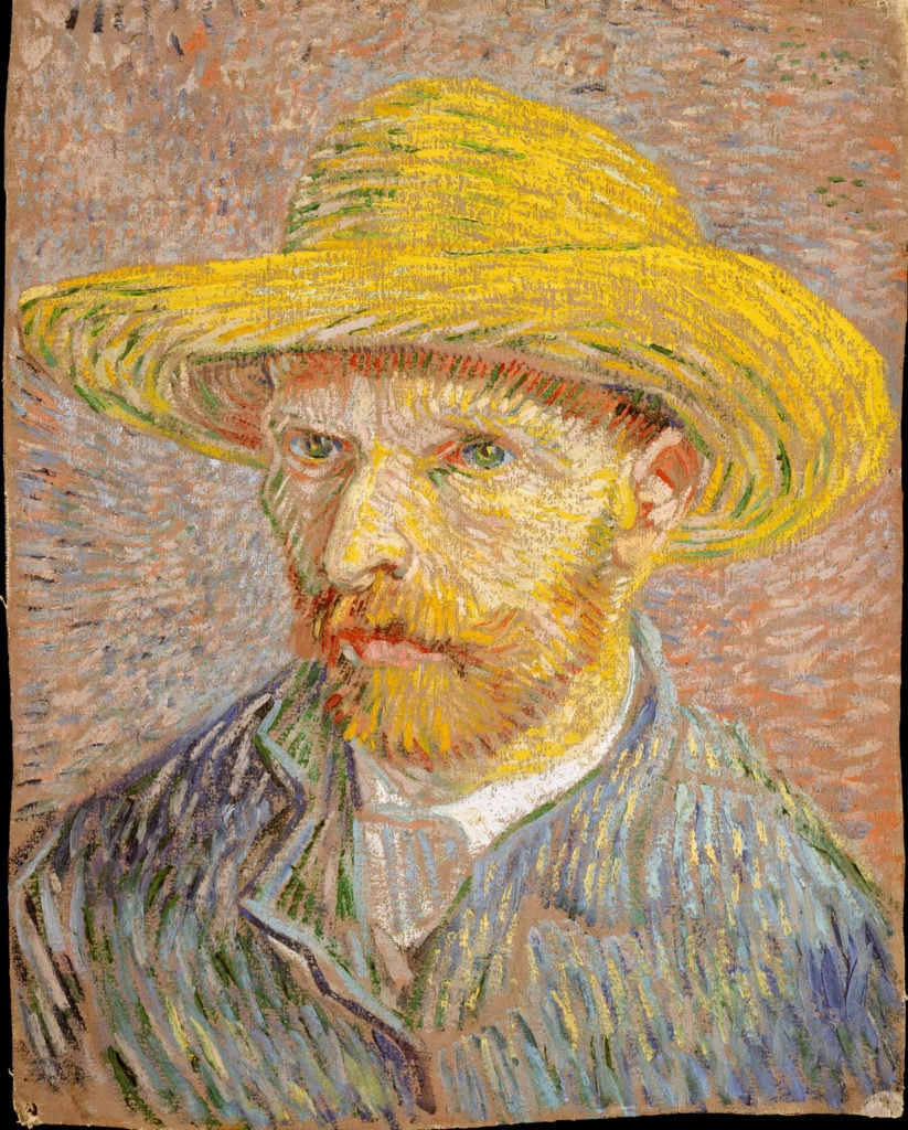Vincent van Gogh, Self-Portrait with a Straw Hat (1887). Courtesy of the Metropolitan Museum of Art, bequest of Miss Adelaide Milton de Groot.