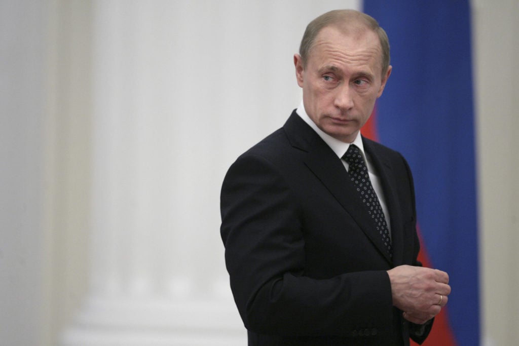 Russian President Vladimir Putin. Photo by Natalia Kolesnikova/AFP/Getty Images.