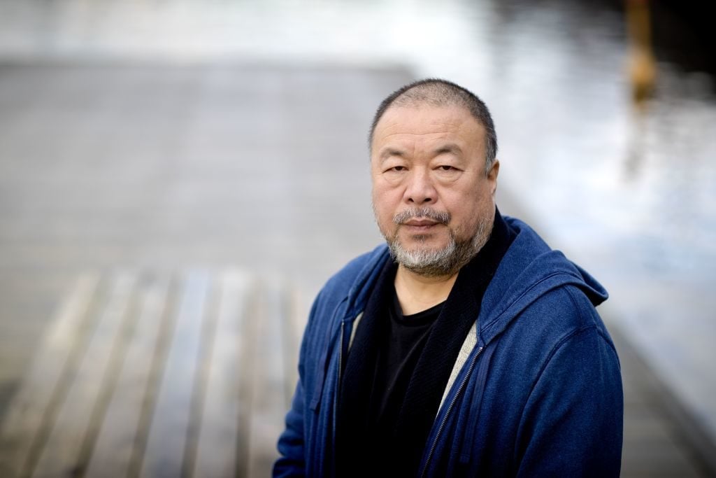 Artist Ai Weiwei. Photo by Sander Koning/AFP/Getty Images.