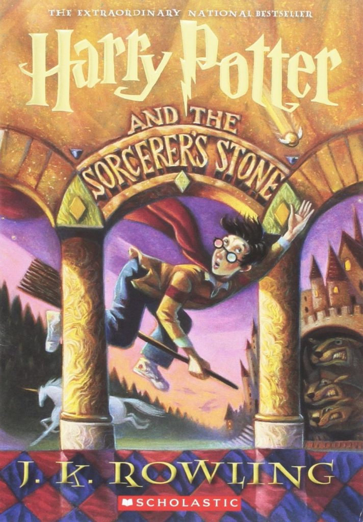 Mary GrandPré designed the cover for J.K. Rowling's Harry Potter and the Sorcerer's Stone, published in the US in 1998. Courtesy of Scholastic.