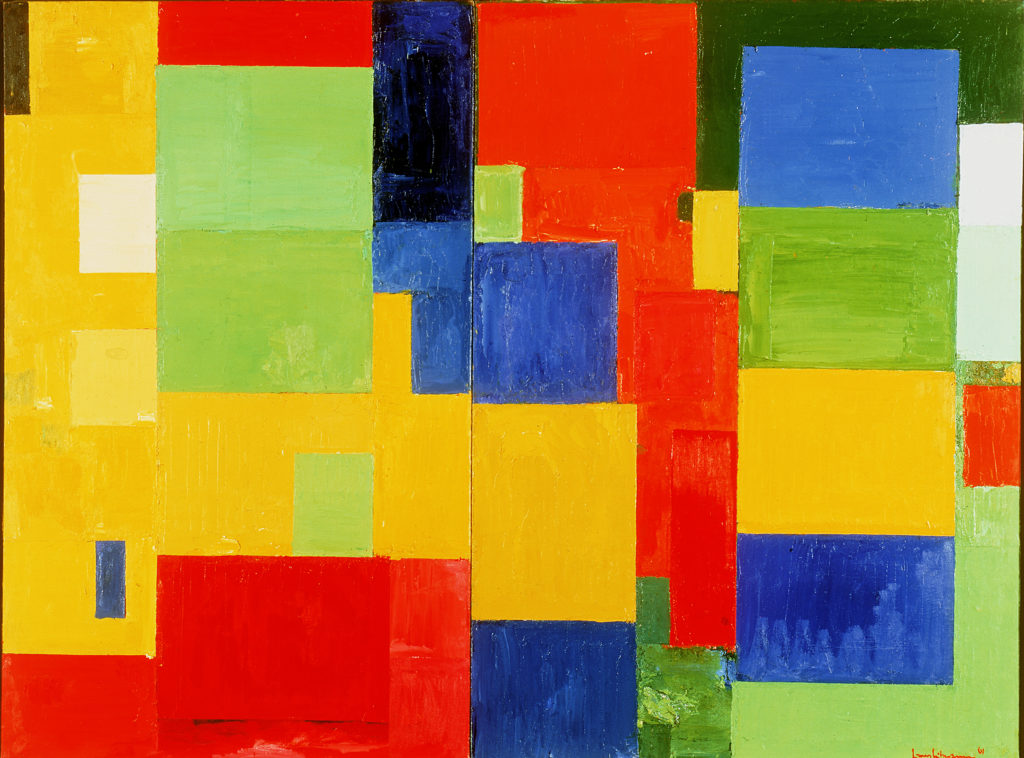 Hans Hofmann, <em>Combinable Wall L and II</em> (1961). Courtesy of the Berkeley Art Museum and Pacific Film Archive.