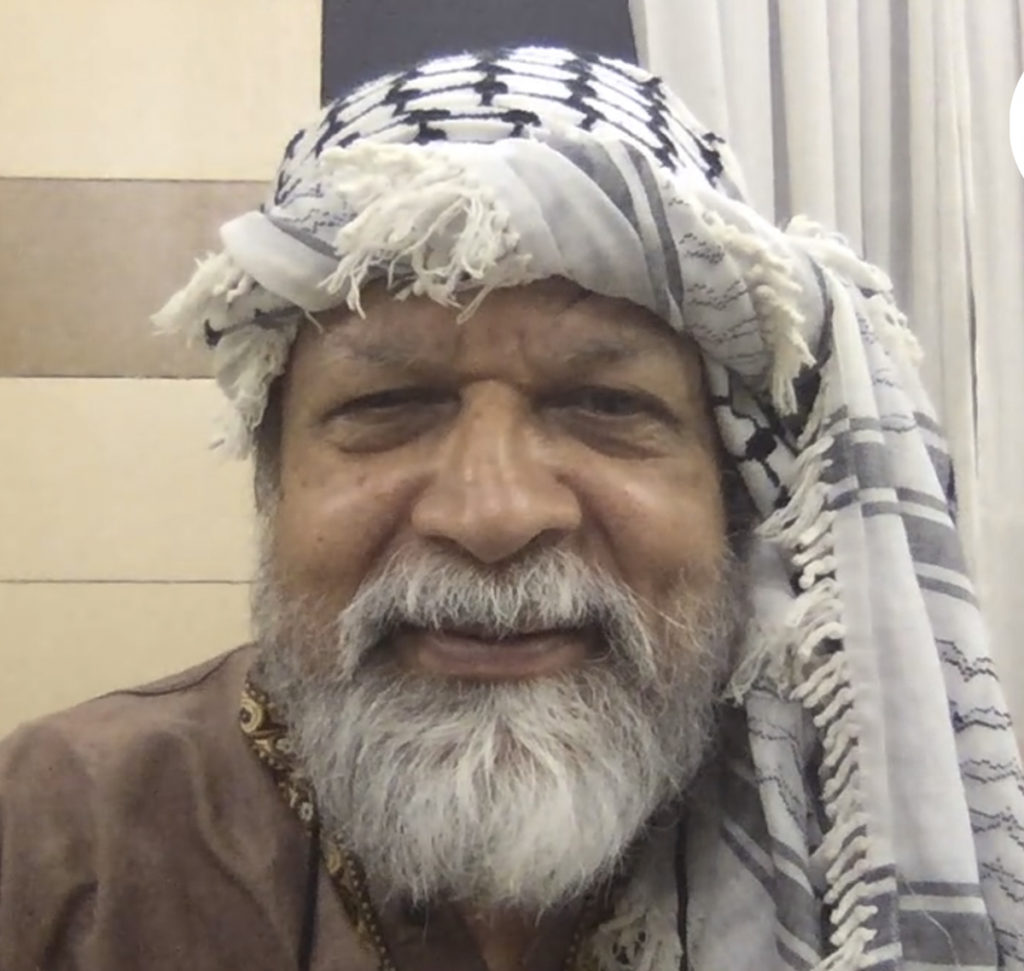 Portrait of Shahidul Alam. Photo courtesy Gideon Mendel.