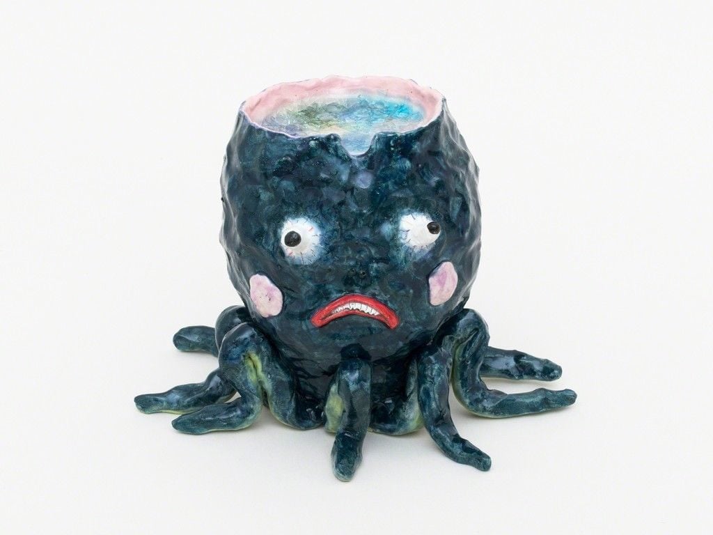 Joakim Ojanen, <em>Smokey Octopus Thoughts</em> (2018). Photo courtesy of Fisher Parrish Gallery.