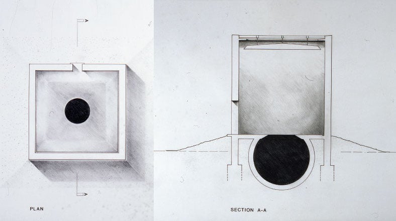 Anish Kapoor, <em>Descent into Limbo</em> (1992), diagrams. Courtesy of Anish Kapoor. 