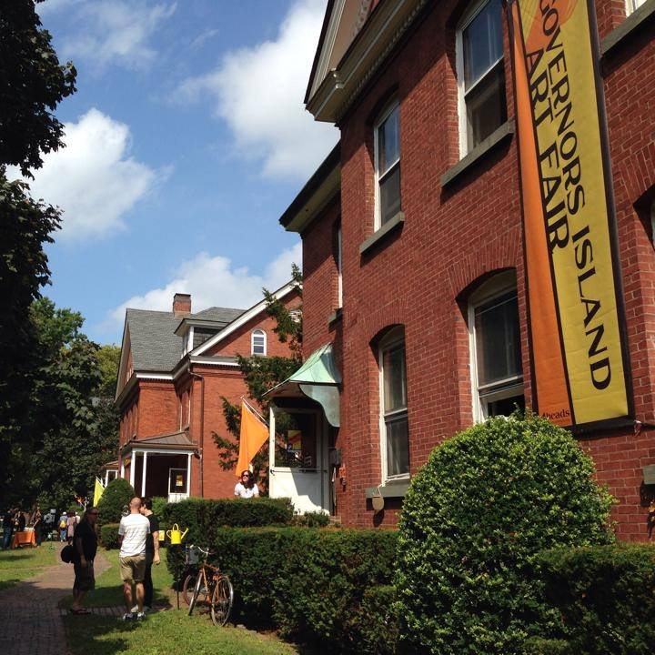 Colonels Row. Image courtesy Governors Island Art Fair.