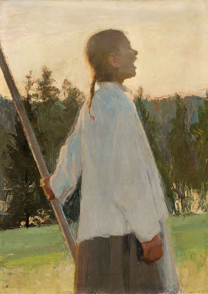 Ellen Thesleff, <em>Echo</em> (1891). Courtesy of the American Federation of Arts, ©Anders Wiklöf Collection Andersudde, Åland Islands. Photo by Kjell Söderlund.