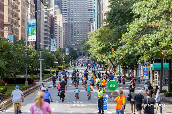 Summer Streets. Photo courtesy of the New York City Department of Transportation.