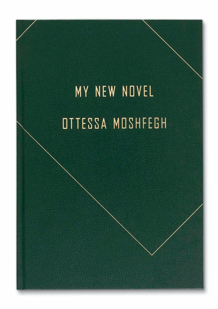 Ottessa Moshfegh, “My New Novel” / Issy Wood, “The down payment” (New York: Picture Books | Gagosian, 2021)