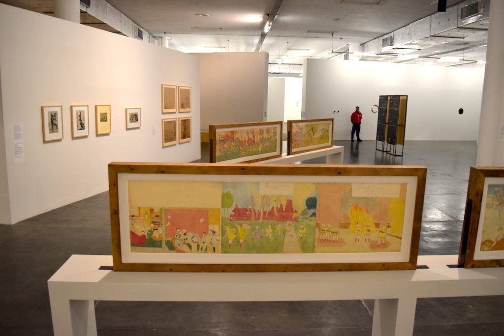 Works by Henry Darger in the 2018 Sao Paolo Bienal. Image courtesy Ben Davis.