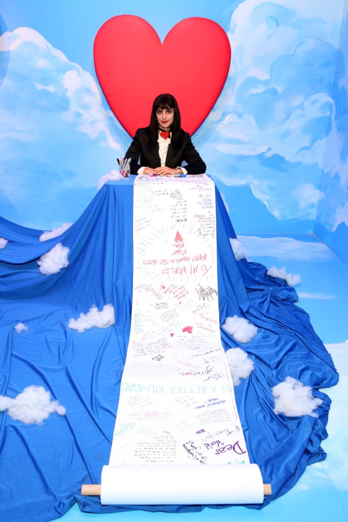 Cocovan's Love Letter to the World at 29Rooms. Photo by Monica Schipper/Getty Images for Refinery29.