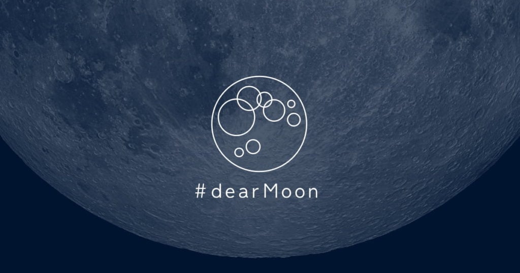 Yusaku Maezawa's "Dear Moon" art project will bring artists to the moon aboard a SpaceX rocket. Image courtesy of Yusaku Maezawa.