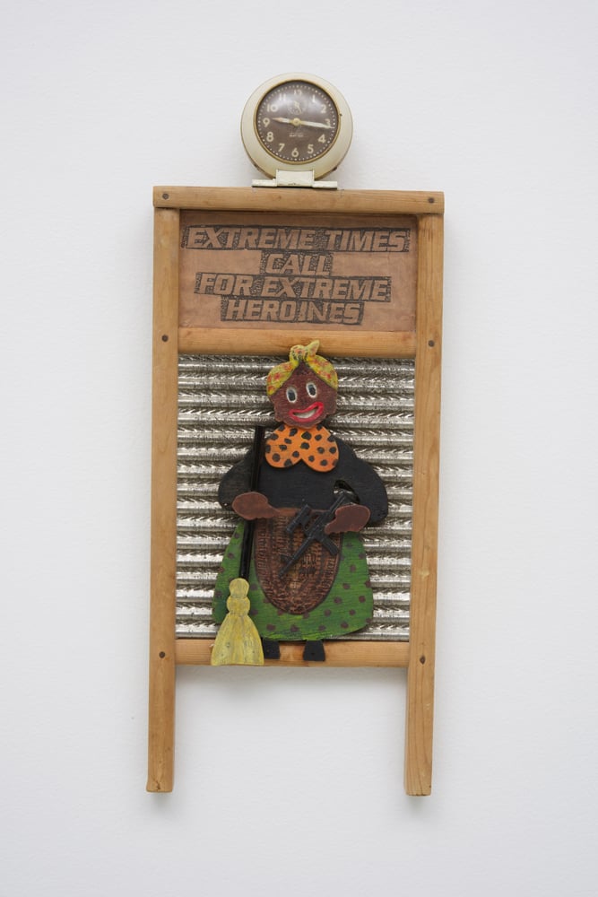 Betye Saar, Supreme Quality (1998). Courtesy of the artist and Roberts Projects, Los Angeles. Photo: Tim Lanterman. Courtesy of the New York Historical Museum & Library.
