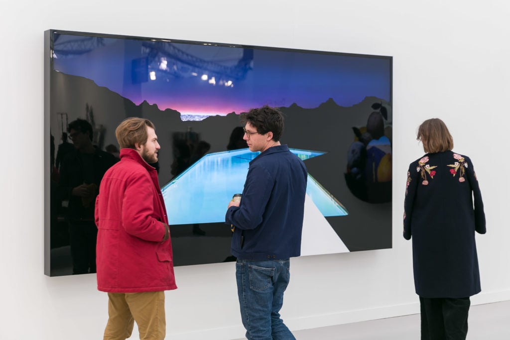 303 Gallery's booth at Frieze Los Angeles 2019. Photo by Mark Blower. Image courtesy of Mark Blower/Frieze.