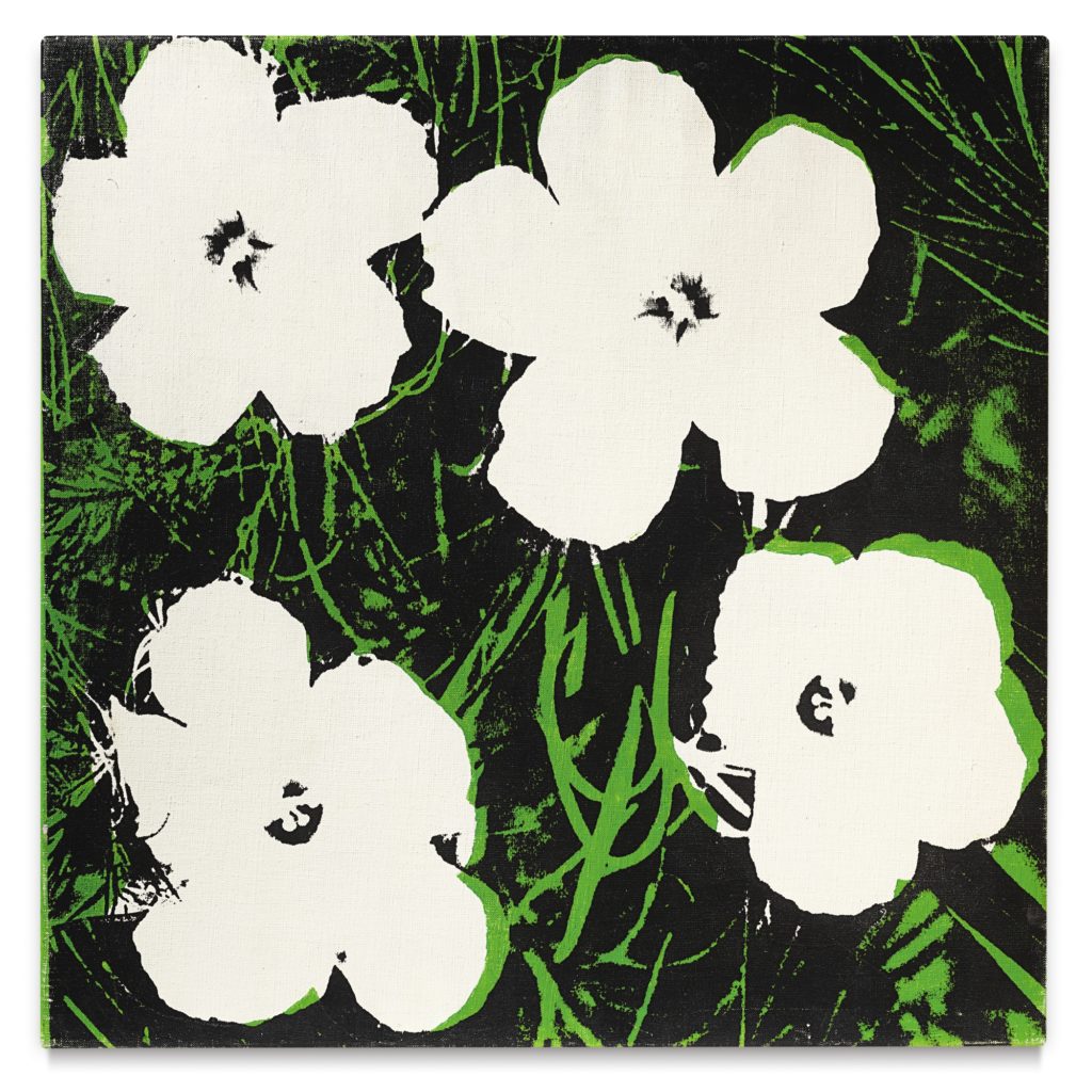 Andy Warhol, Flowers, 1964. Courtesy of Sotheby's.