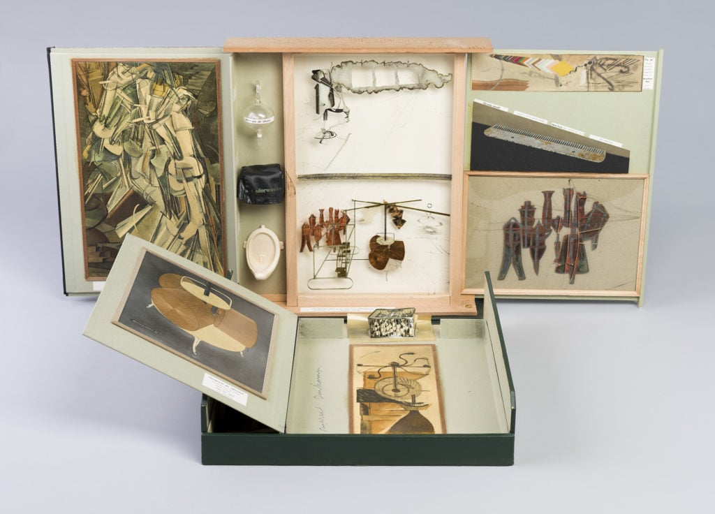 Marcel Duchamp, <em>The Box in a Valise/Boite en Valise (Series E)</em> 1963. © Association Marcel Duchamp/ADAGP, Paris/Artists Rights Society (ARS), New York 2018.