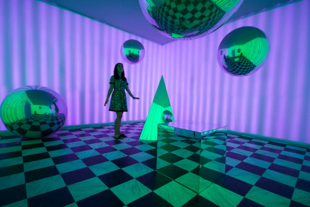 Magenta Field, Reality Rendered in 29Rooms. Photo by Katherine Brice, courtesy of Magenta Field.