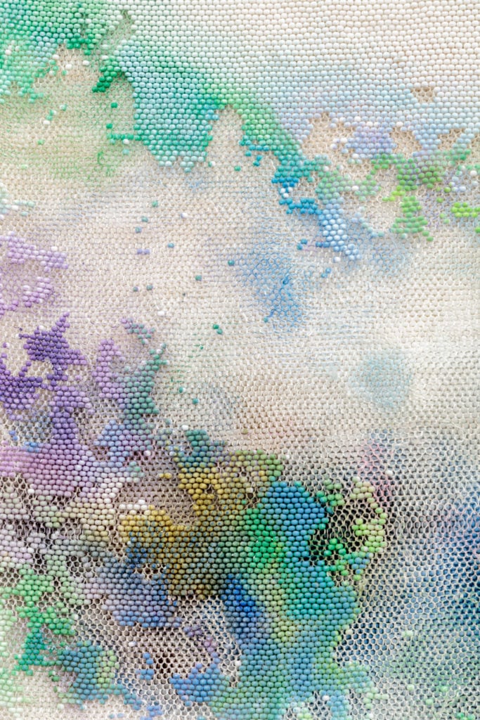 Liza Lou, Pyrocumulus (2018), detail. Photo by Joshua White, courtesy the artist and Lehmann Maupin, New York, Hong Kong, and Seoul.