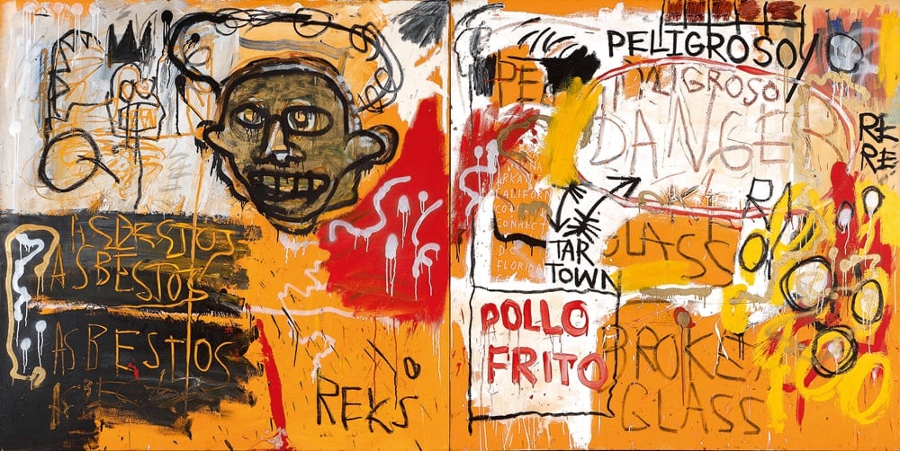 Jean‐Michel Basquiat, Untitled (Pollo Frito) (1982). Courtesy Sotheby's.