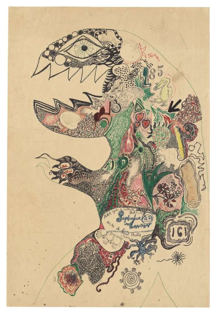 Niki de Saint Phalle, Gorgo, 1964. Courtesy of Matthew Marks, New York.