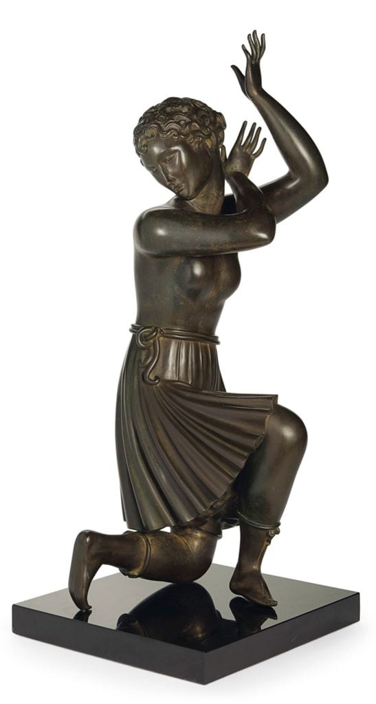 Elie Nadelman, <em>Dancing Figure</em> (1916–17). Courtesy of Christie's New York.