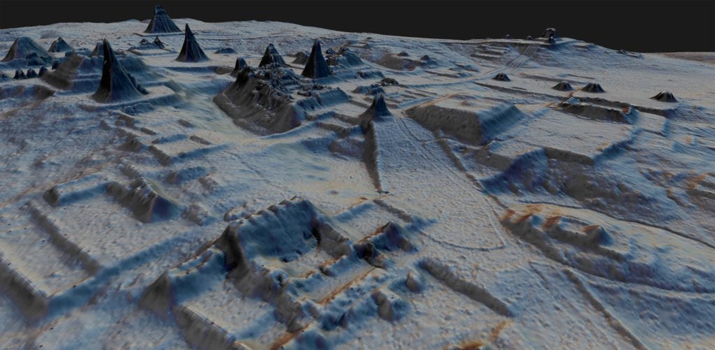 LiDAR technology is mapping the lost civilization of the Maya, revealing ancient settlements hidden in the jungle. Image courtesy of Luke Auld-Thomas and Marcello A. Canuto/PACUNAM.