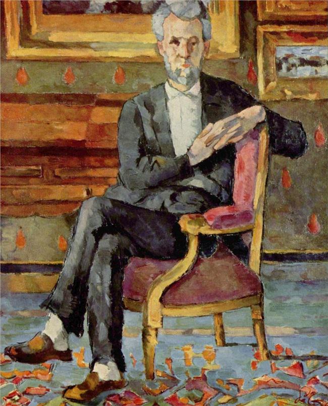 Paul Cézanne, <em>Portrait of Victor Chocquet, Seated</em> (1877). Courtesy of the Columbus Museum of Art.