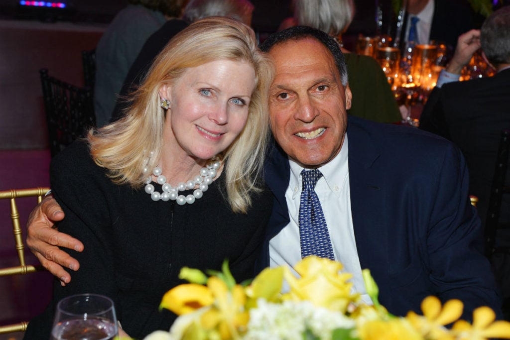Kathy and Richard Fuld at the Lincoln Center 2014 Fall Gala. Image courtesy Patrick McMullan.