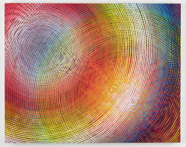 Andrew Schoultz, Full Spectrum Intersection (2018). Courtesy of Joshua Liner Gallery.