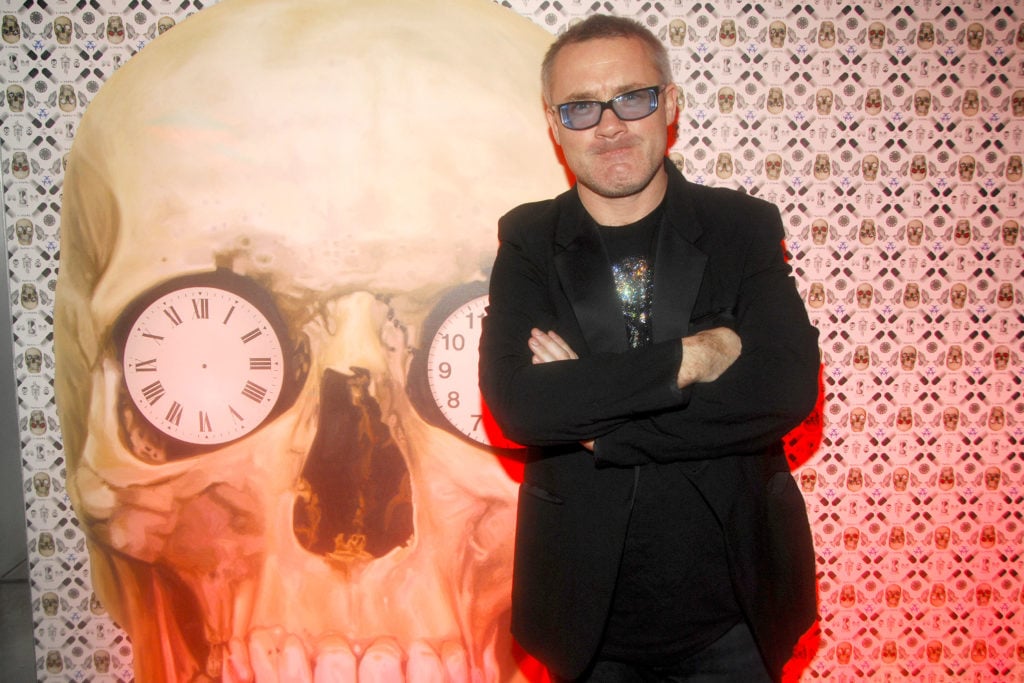 Damien Hirst. Photo by Billy Farrell, ©Patrick McMullan.