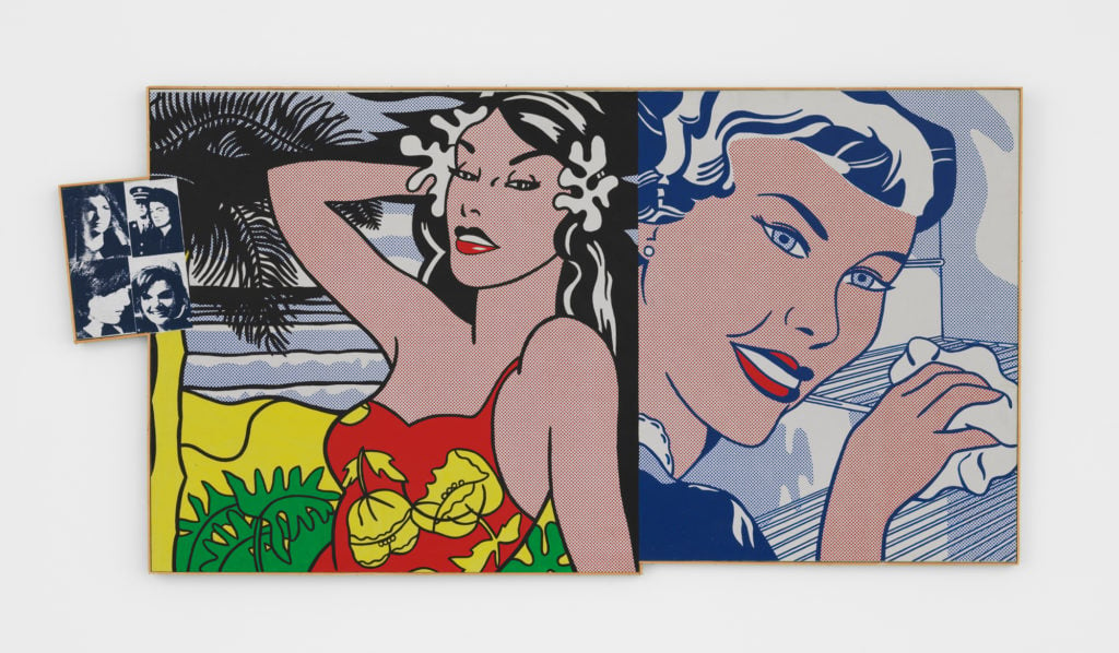 Richard Pettibone Andy Warhol, ‘Jackie’, 1964 (four times); Roy Lichtenstein, <em>‘Aloha’, 1962 and ‘The Refrigerator’, 1962</em> (1971).Courtesy the artist and Castelli Gallery.