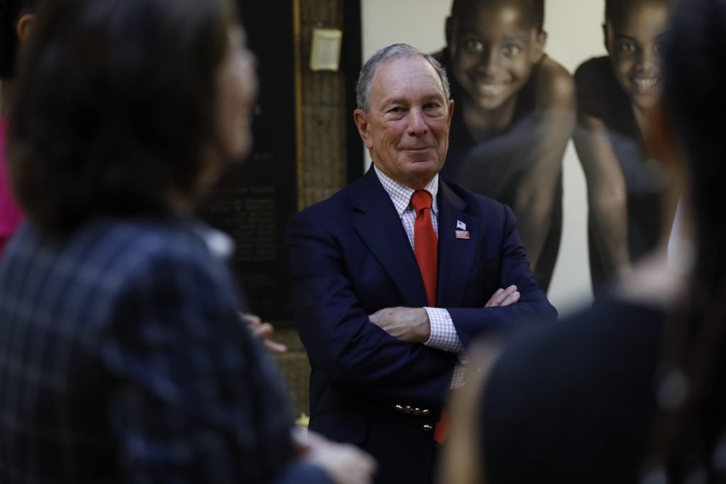 Mike Bloomberg visits Atlanta dance nonprofit Moving in the Spirit to announce the expansion of Bloomberg Philanthropies' Arts Innovation and Management program in August 2018. Photo courtesy of Bloomberg Philanthropies.