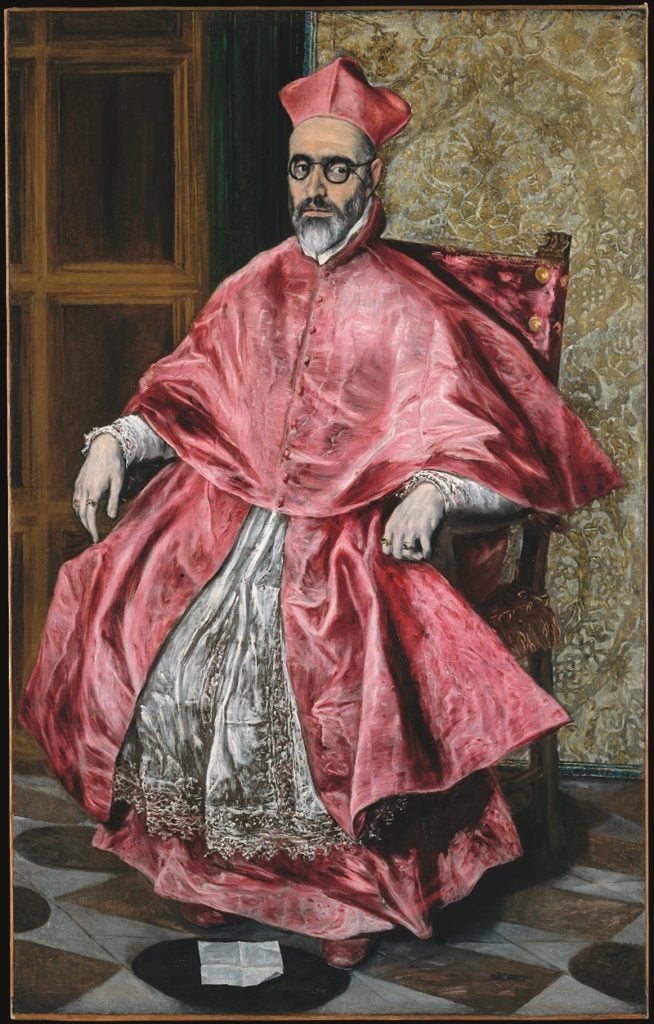 El Greco, <i>Cardinal Fernanda Nino de Guevara</i> (circa 1600). Courtesy the Metropolitan Museum of Art