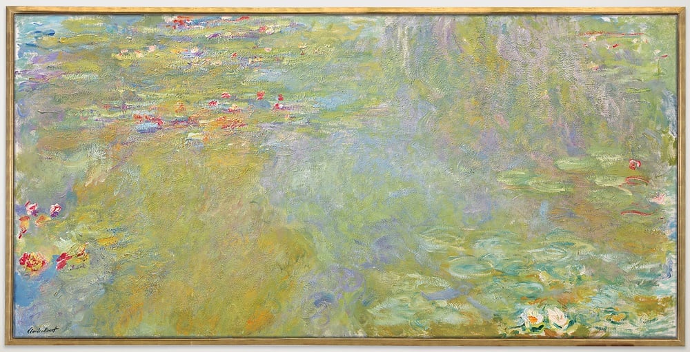 Claude Monet, Le bassin aux nympheas (1917-1919). Courtesy Christie's Images Ltd.