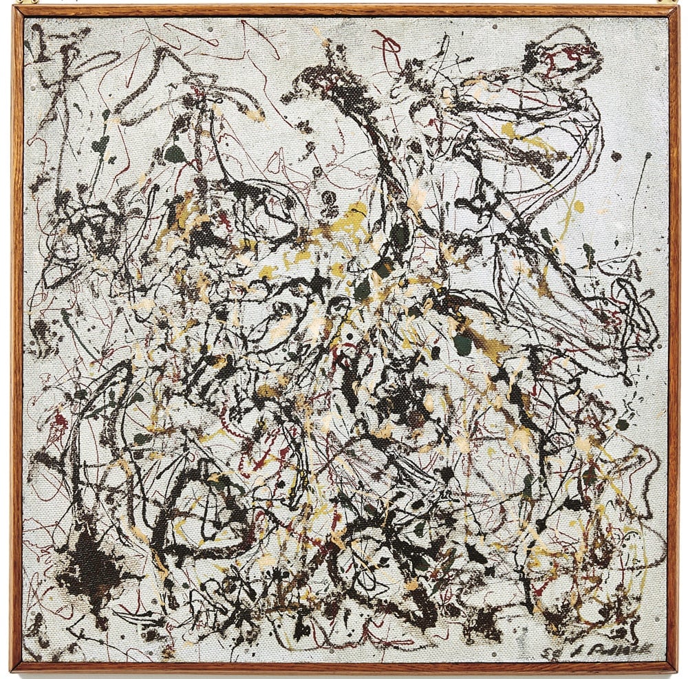 Jackson Pollock, Number 16 (1950). Image Courtesy Phillips