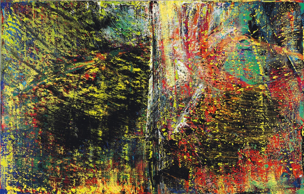 Gerhard Richter, <i>Abstraktes Bild</i> (1987). Courtesy Sotheby's.