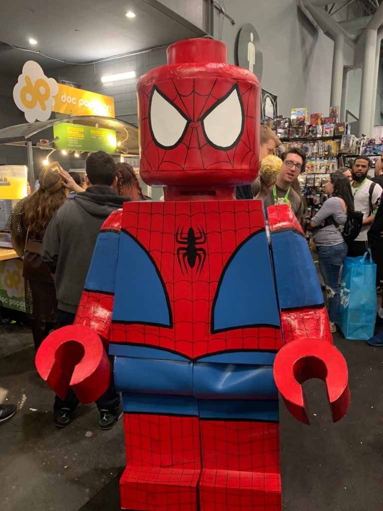 A costumed guest at New York Comic Con. Photo by Sarah Cascone.