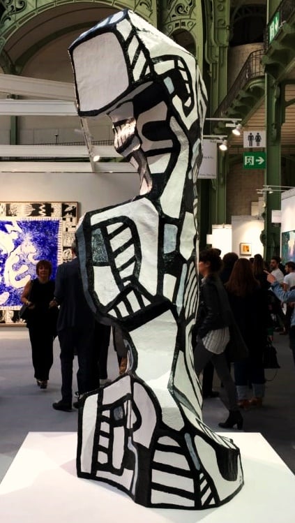 Jean Dubuffet at Galerie Lelong & Co. Photo courtesy artnet News.