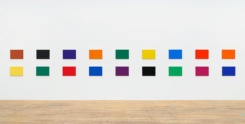 Ellsworth Kelly, <em>Color Panels for a Large Wall II</em> (1978). Photo courtesy of Matthew Marks Gallery.