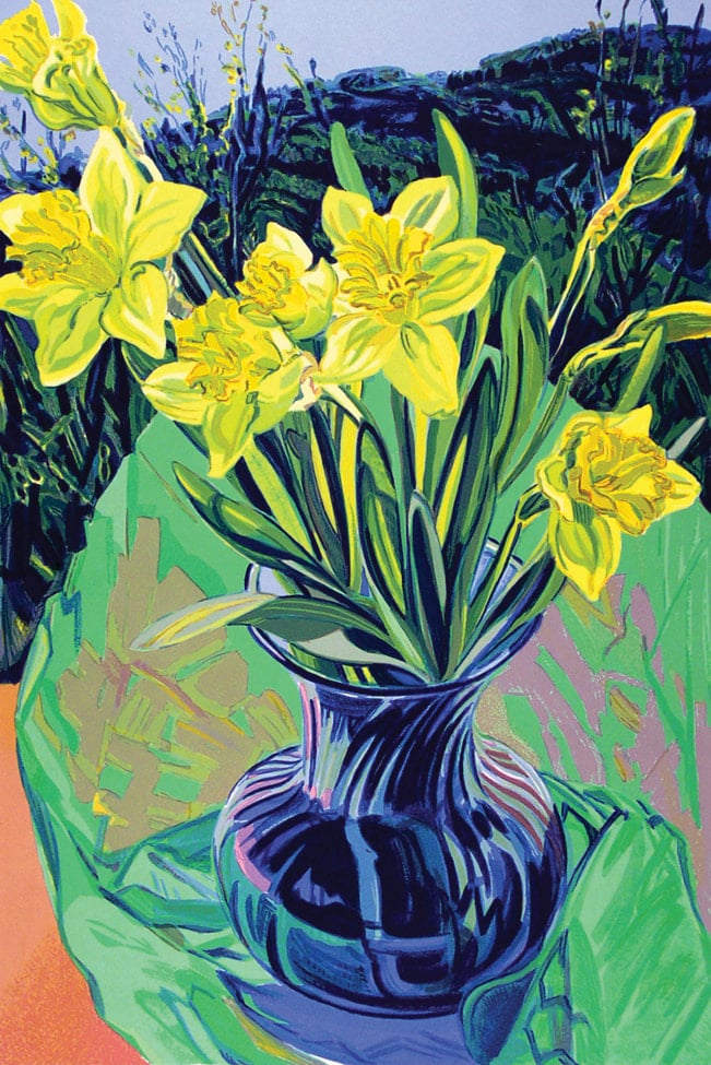 Janet Fish, Daffodils. Courtesy of Stewart & Stewart.