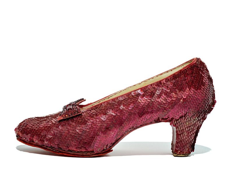 Dorothy's ruby slippers from the 1939 film <em>The Wizard of Oz</em>. Courtesy of the Smithsonian.