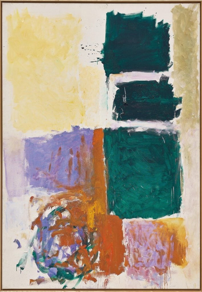Joan Mitchell, <em>Perch and Twirl</em> (1973). Image courtesy Phillips.