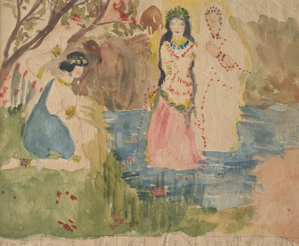 Amrita Sher-Gil, <em>Untitled</em> (1923). Courtesy of Sotheby's India. 