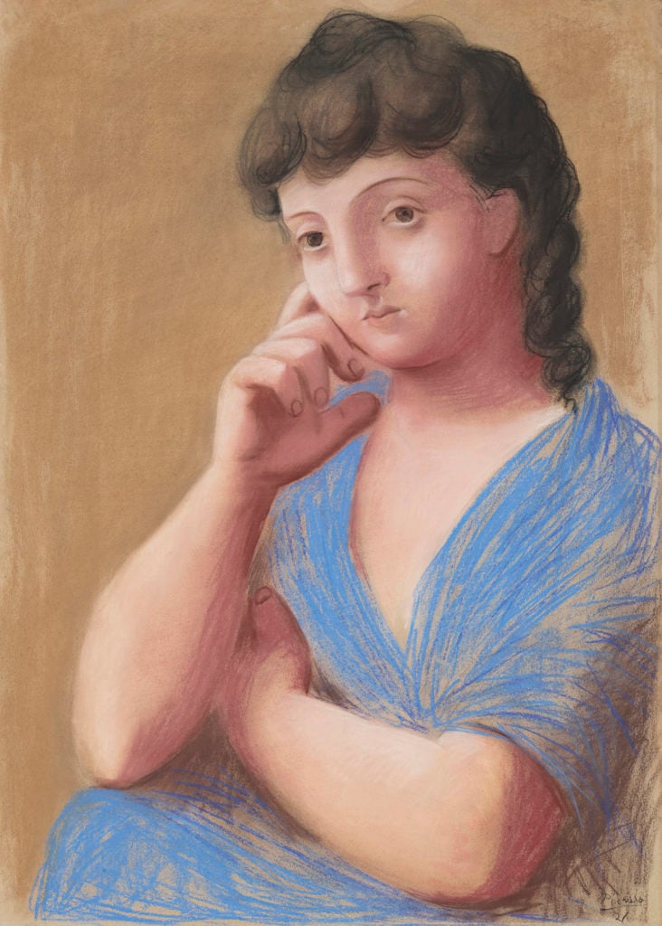 Pablo Picasso, <i>Femme accoudée</i>, 1921. Image courtesy of Christie's Images Ltd. 2018. 