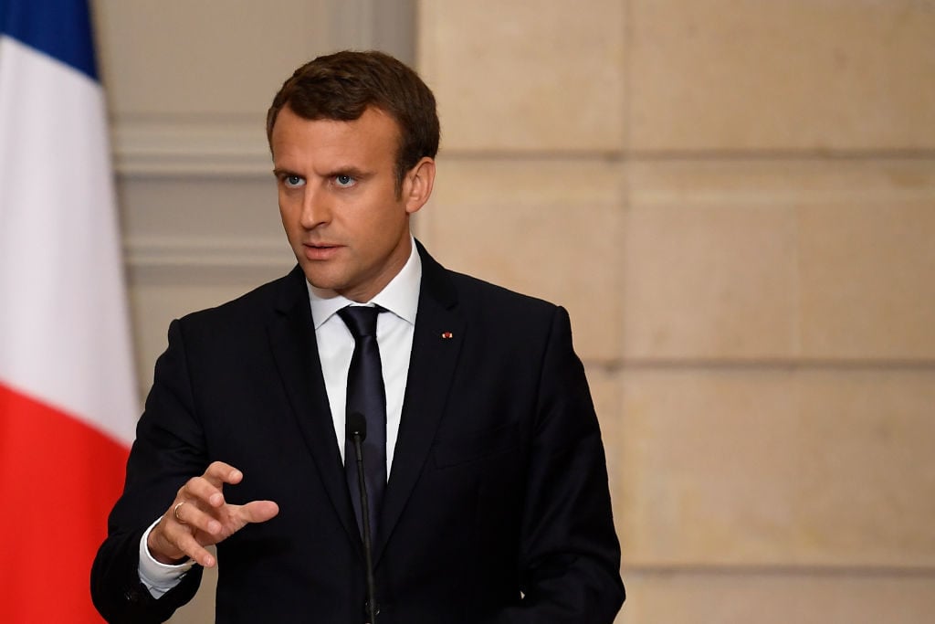 French President Emmanuel Macron's pension reform overhaul has met fierce resistance in France. Photo: Lionel Bonaventure/AFP/Getty Images.