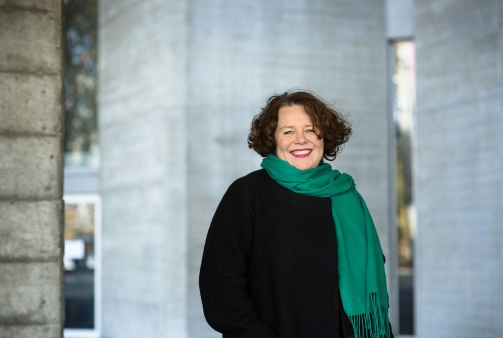 Sally Tallant. Photo by Hugo Glendinning, courtesy of the Queens Museum.